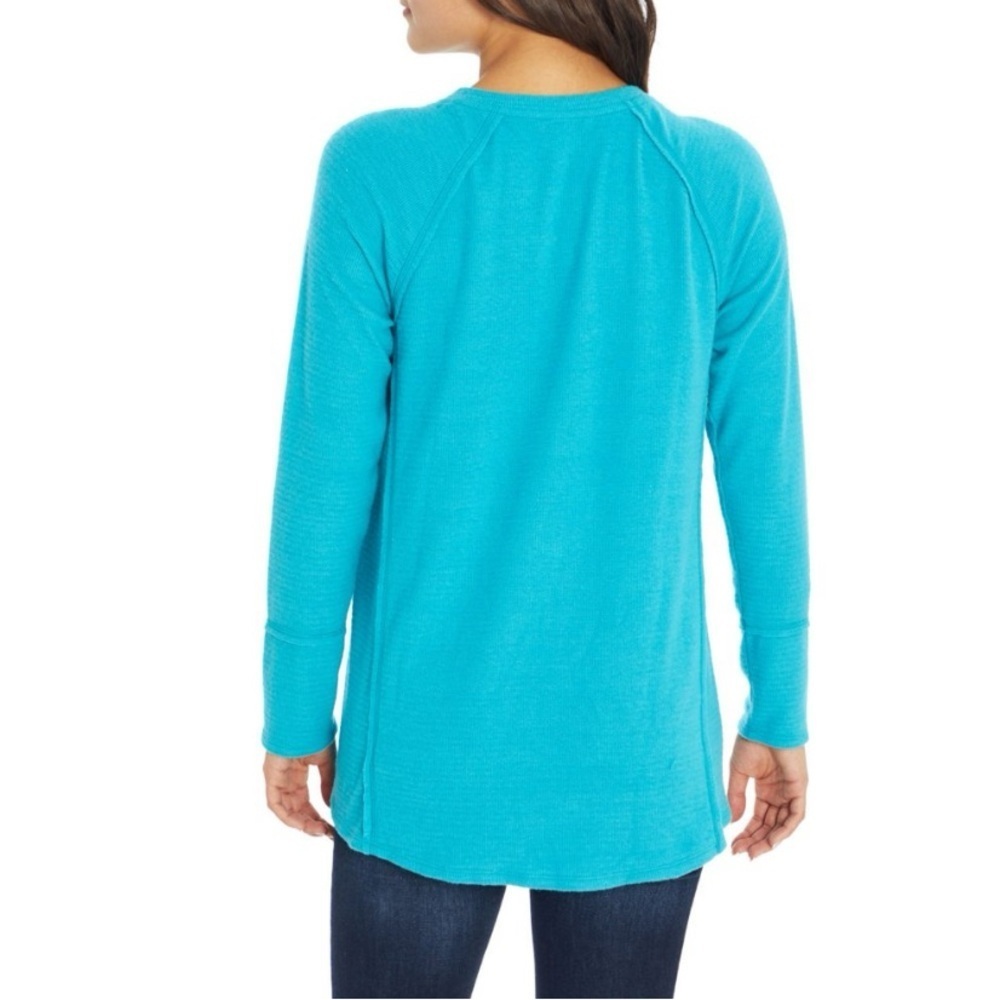 Wildfox Women’s Haley Brushed Waffle Top – Teal
Size Medium - Picture 2 of 10